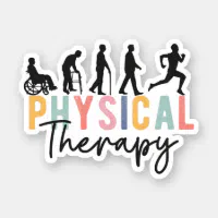 Evolution Of Physical Therapy, Physical Therapist Sticker