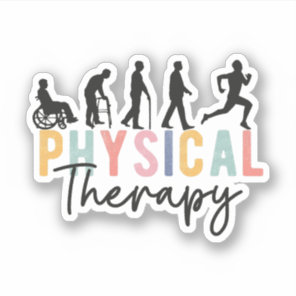 Evolution Of Physical Therapy, Physical Therapist Sticker