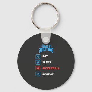 Evolution of Pickleball Keychain