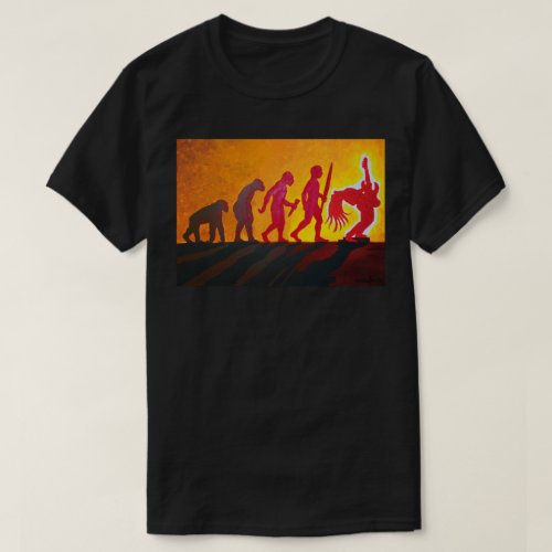 Evolution of Rock T_Shirt