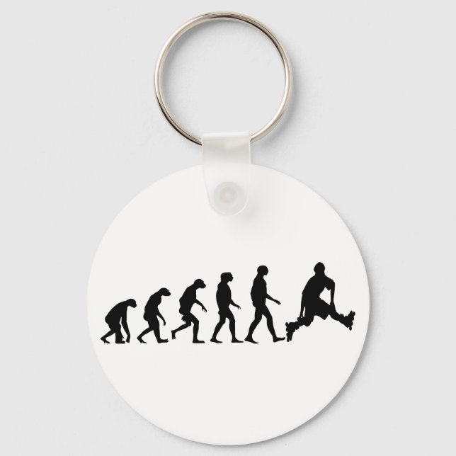 Evolution of Rollerblading Keychain (Front)