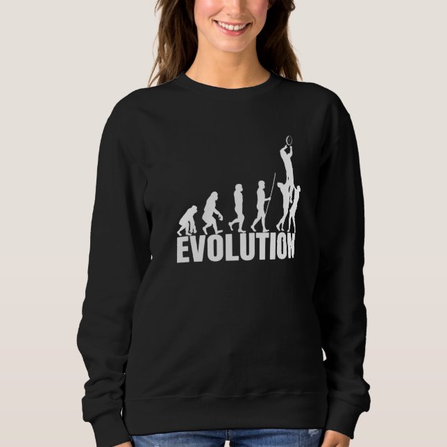 Evolution Of Rugby  Rugby Player Sweatshirt (Front)