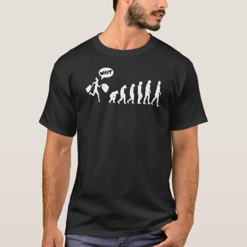 Evolution of Shopping Buy Shopping Retail Therapy T_Shirt