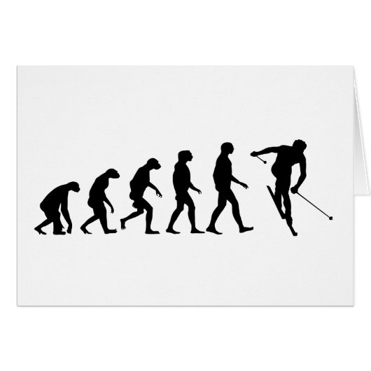 Evolution of Ski Cards (Front Horizontal)