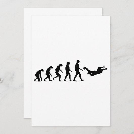 Evolution of Skydiving (Front/Back)