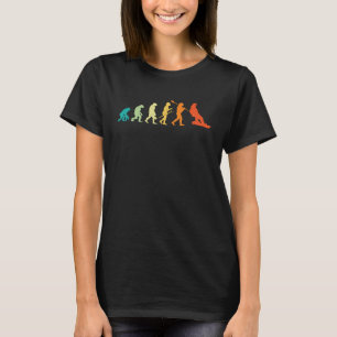 Evolution Of Snowboarder Snowboard Snowboarding T-Shirt