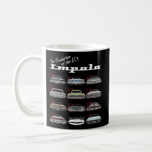 Evolution Of The 60S Impala 1960 Hot Rod Muscle Ca Coffee Mug