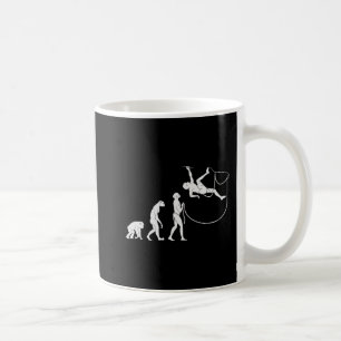 Evolution Of The Climber Fun Rock Climbing Coffee Mug