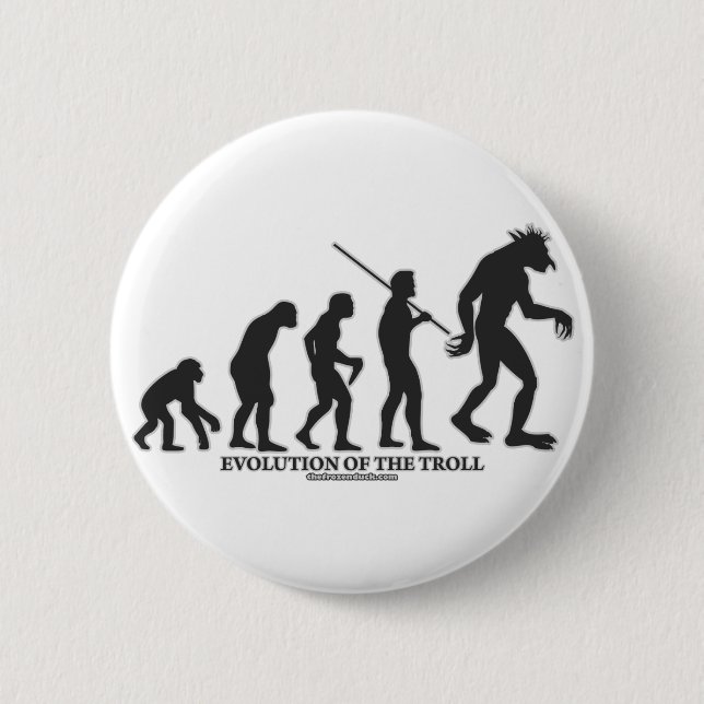 Evolution of the Troll Pinback Button (Front)