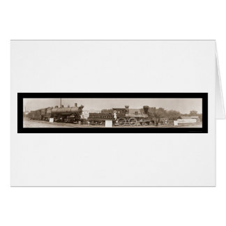 Evolution of Trains Photo 1913 Cards