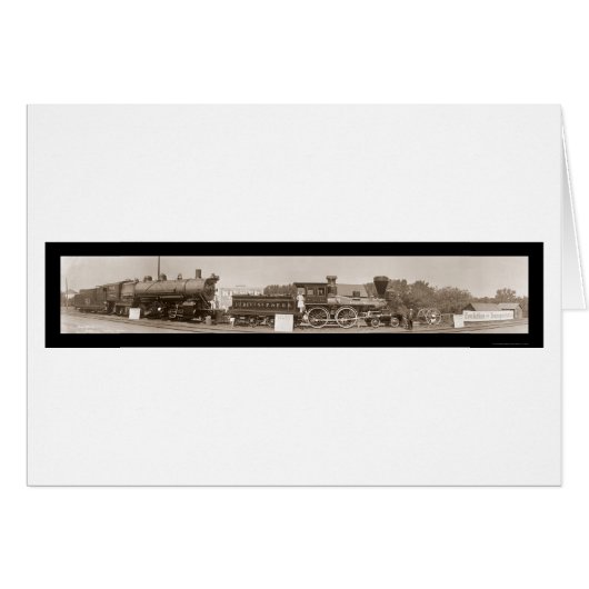 Evolution of Trains Photo 1913 Cards (Front Horizontal)