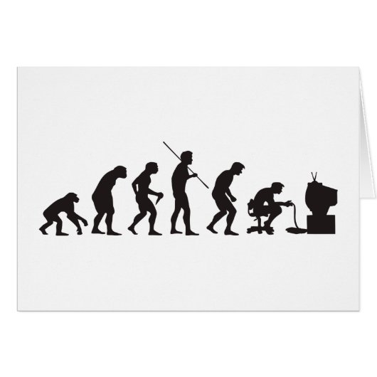Evolution of Video Games Gaming Gamer Cards (Front Horizontal)