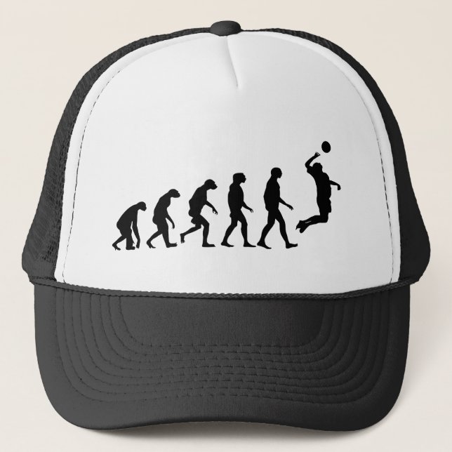 Evolution of Volleyball Trucker Hat (Front)