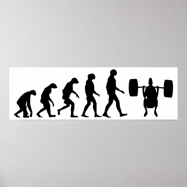 Evolution of Weightlifting Poster (Front)
