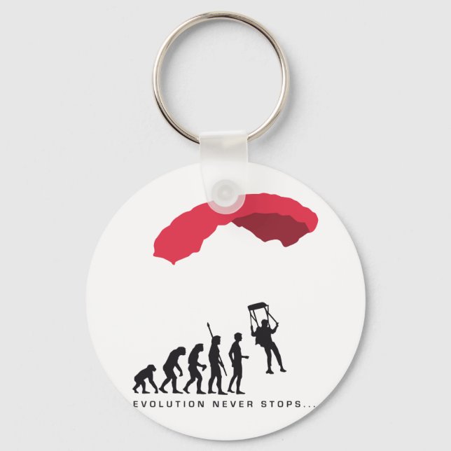 evolution Parachute Keychain (Front)