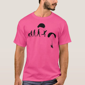 Evolution Parachute Skydiver Extreme Sport Skydivi T-Shirt