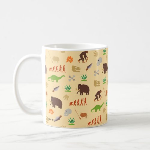 Evolution Pattern Coffee Mug