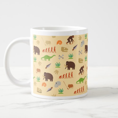 Evolution Pattern Giant Coffee Mug