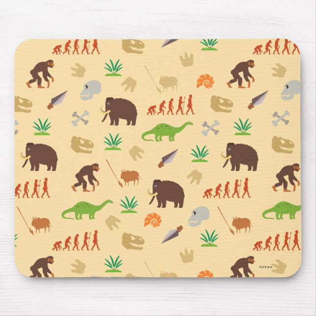 Evolution Pattern Mouse Pad (Front)