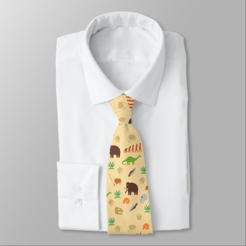 Evolution Pattern Neck Tie