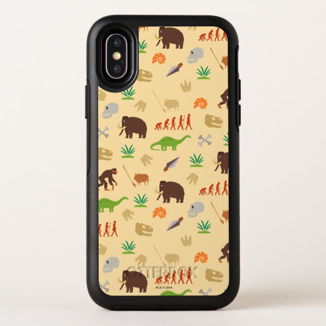 Evolution Pattern Otterbox iPhone Case (Back)