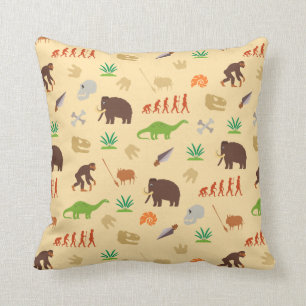 Evolution Pattern Throw Pillow