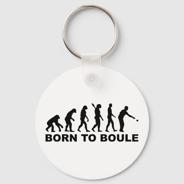 Evolution Petanque Boule Keychain (Front)