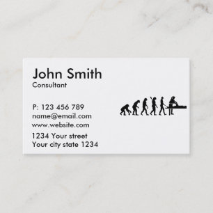 Evolution physiotherapist business card