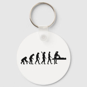 Evolution physiotherapist keychain