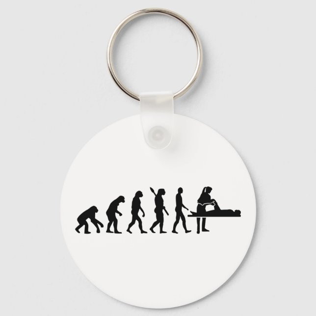 Evolution physiotherapist keychain (Front)