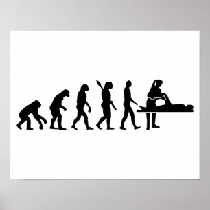 Evolution physiotherapist poster