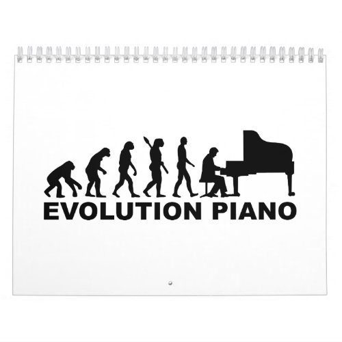 Evolution Piano Calendar