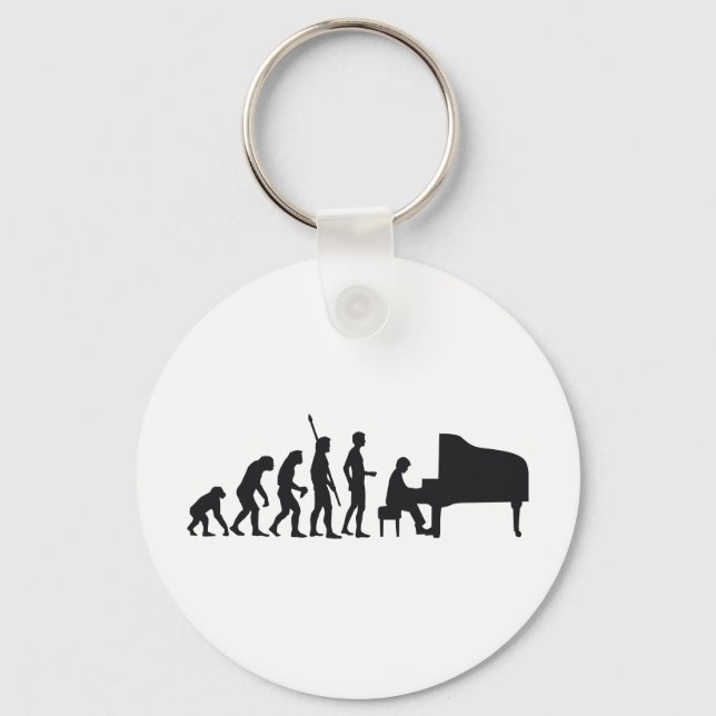 evolution piano keychain (Front)