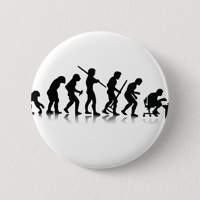 Evolution Pinback Button (Front)