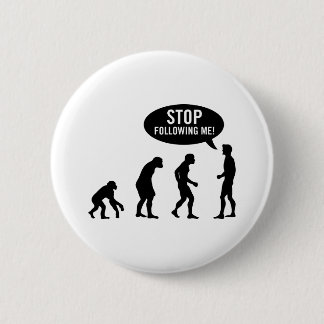 evolution pinback button