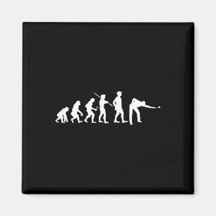Evolution Pool Funny Pool Player Billiards Player  Magnet