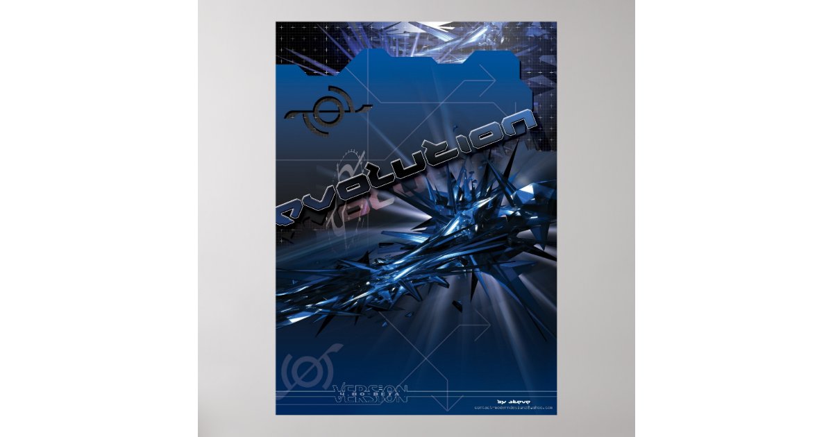 evolution poster | Zazzle