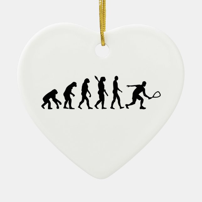 Evolution Racquetball Ceramic Ornament (Front)