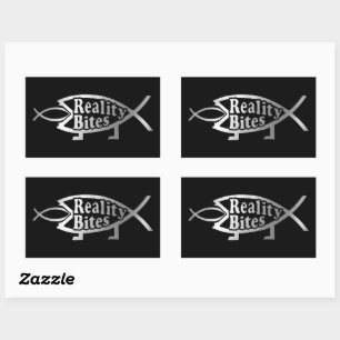 Evolution - Reality Bites Rectangular Sticker