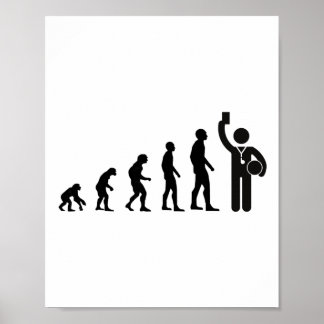 Evolution Referee Footll For Men Gift Idea Soccer  Poster