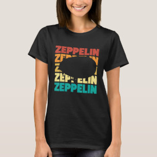 Evolution Retro Zeppelin  Dirigible Blimp Airship  T-Shirt