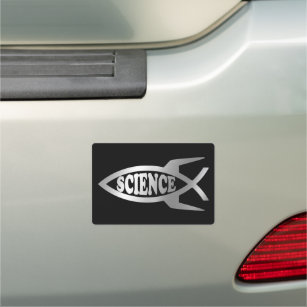 Evolution - Rocket Science Car Magnet