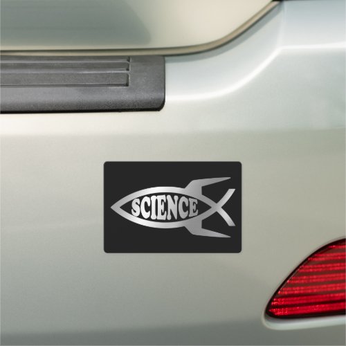 Evolution _ Rocket Science Car Magnet