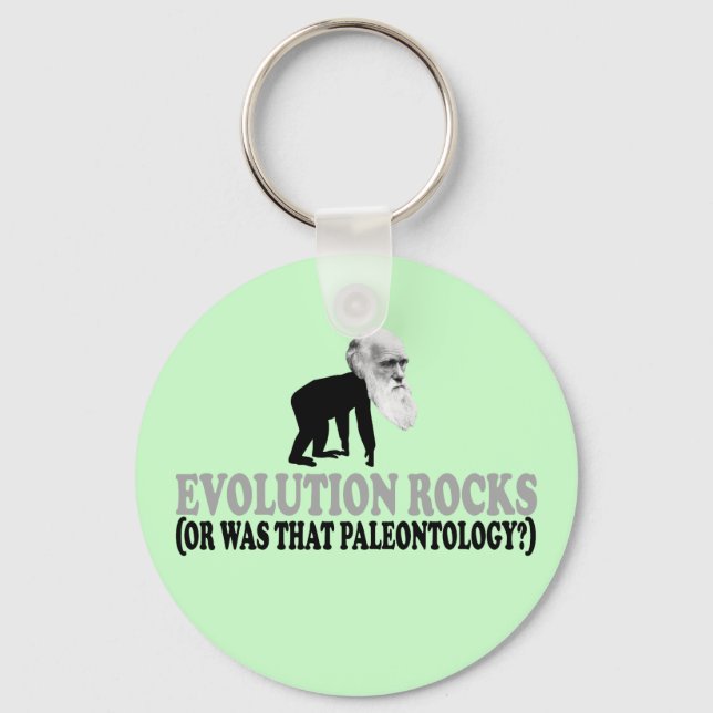 Evolution rocks keychain (Front)