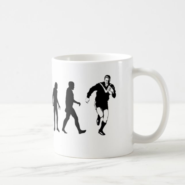 Evolution Rugby Coffee Mug (Right)
