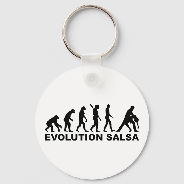 Evolution Salsa Keychain (Front)