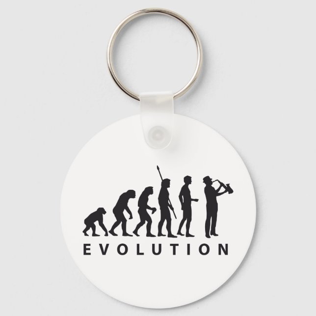 evolution saxophon keychain (Front)