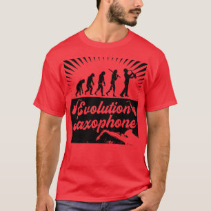 Evolution Saxophone  T-Shirt
