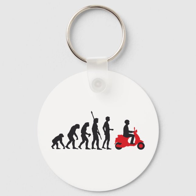 evolution scooter keychain (Front)