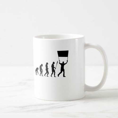 Evolution sign coffee mug